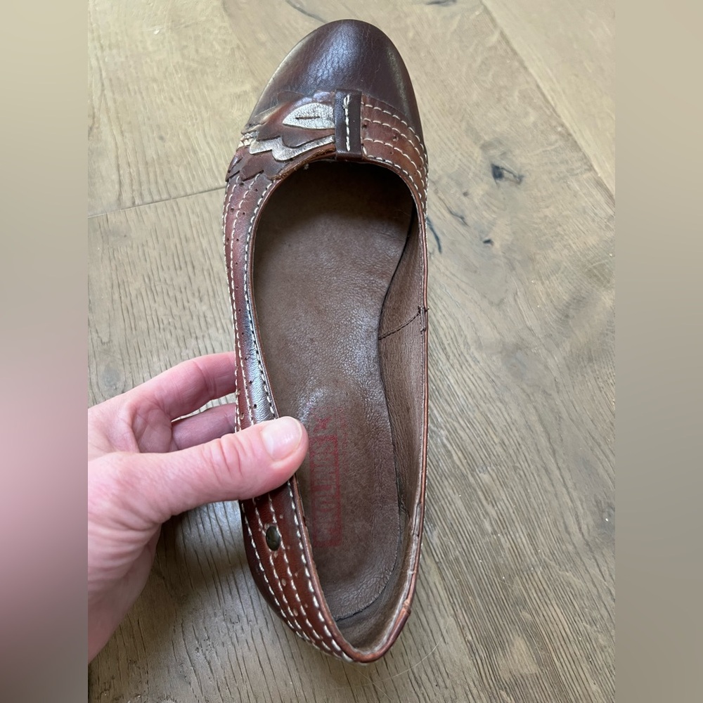 Pikolinos gorgeous brown leather low heeled women’s shoes in size 6.5 - Picture 7 of 15